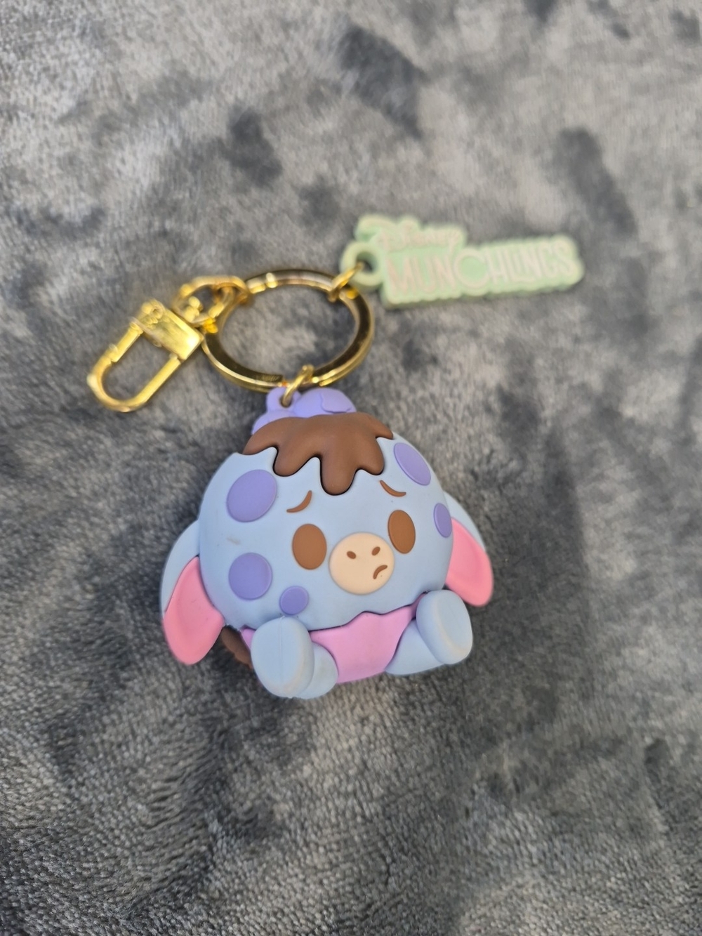 Disney Parks Munchlings Baked Treats Eeyore Key Ring 2023